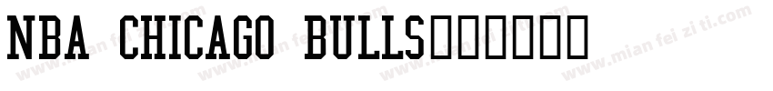 NBA Chicago Bulls字体转换